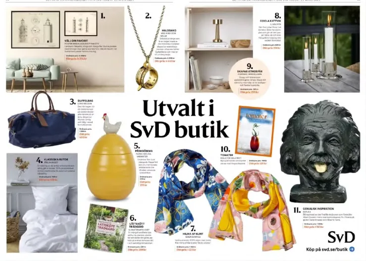Temabutik: Utvalt i SvD Butik